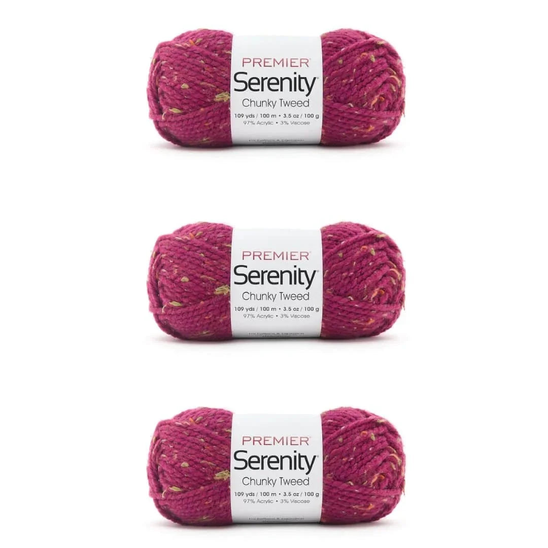 Serenity® Chunky Tweeds Bag of 3