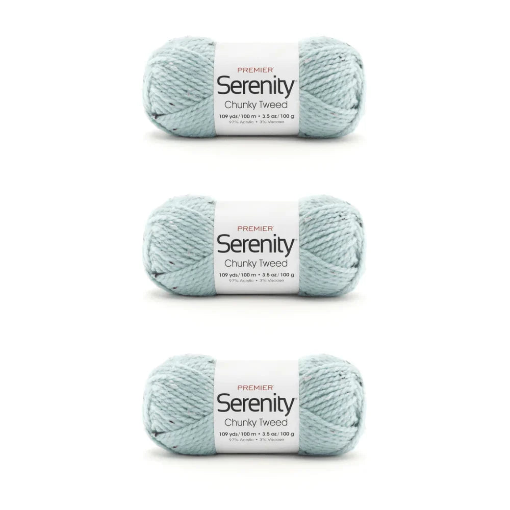 Serenity® Chunky Tweeds Bag of 3