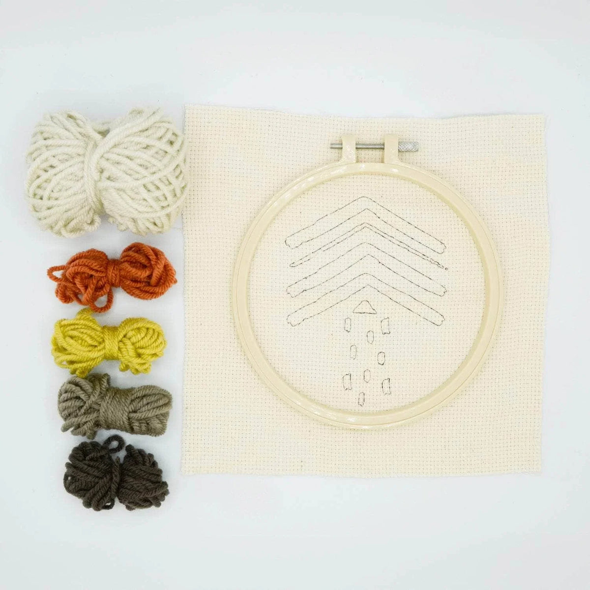 Punch Needle Kit 6" Hoop Designs