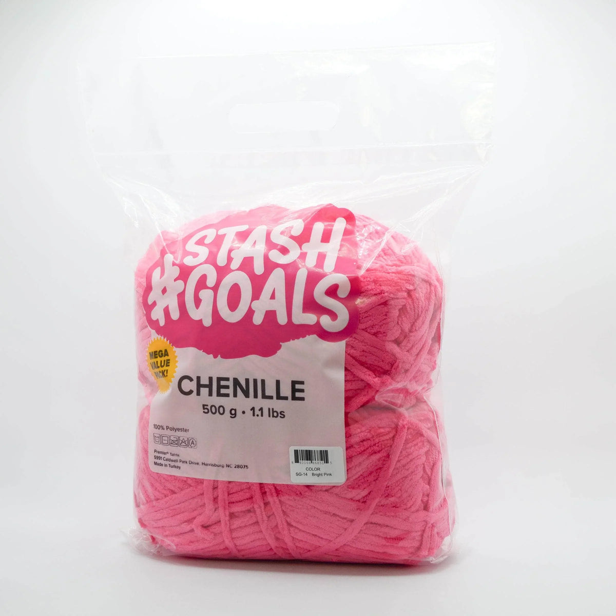 Stash Goals 17.6oz/500g Chenille Bag