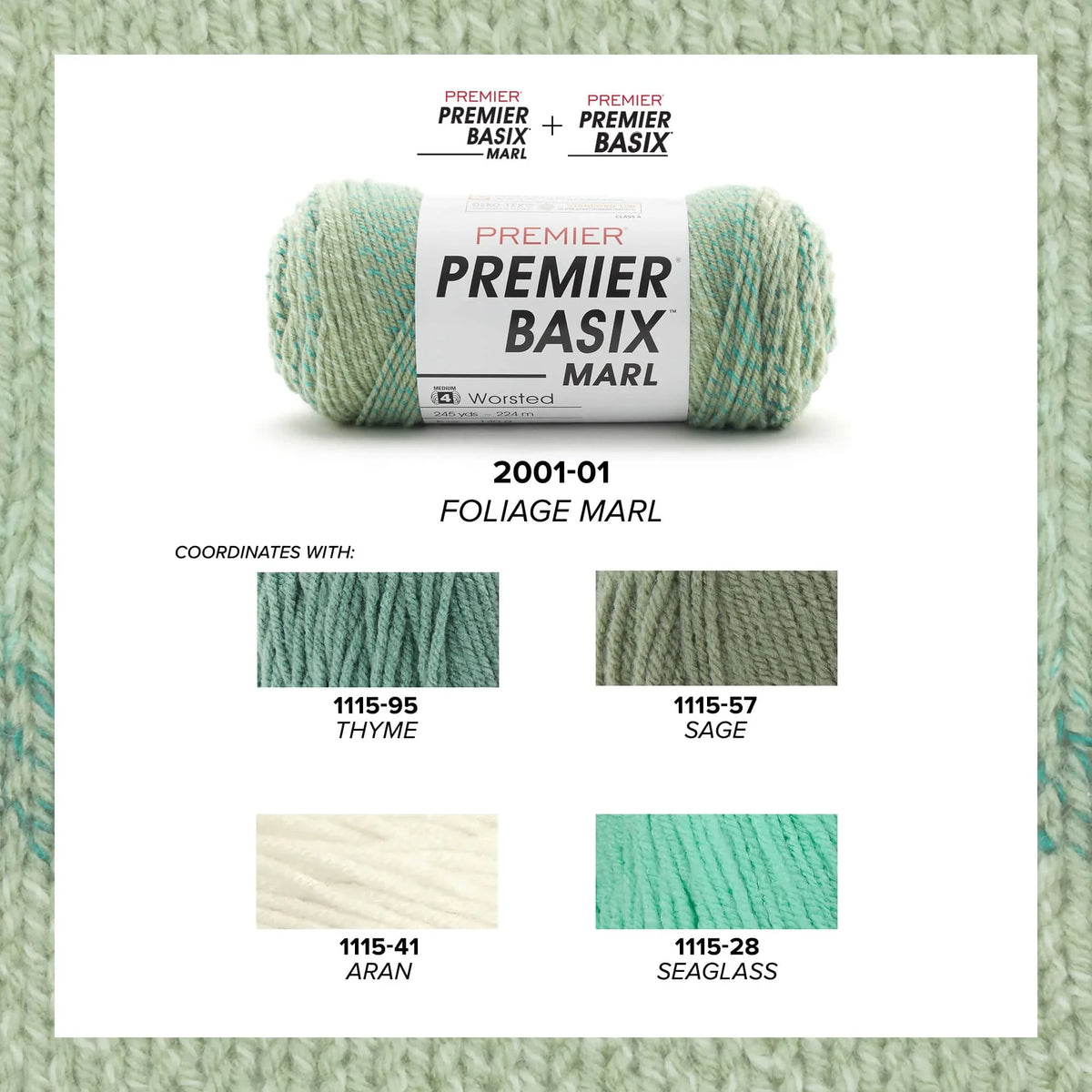 Basix® Worsted Tweed and Marls