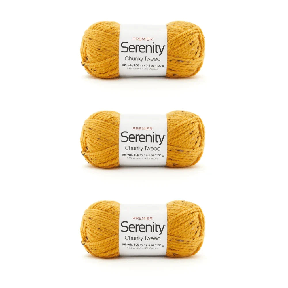 Serenity® Chunky Tweeds Bag of 3
