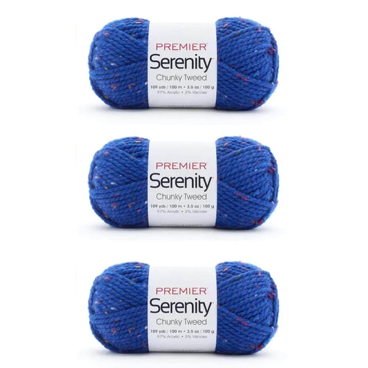 Serenity® Chunky Tweeds Bag of 3