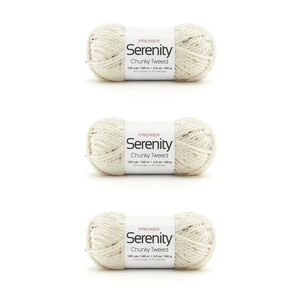 Serenity® Chunky Tweeds Bag of 3