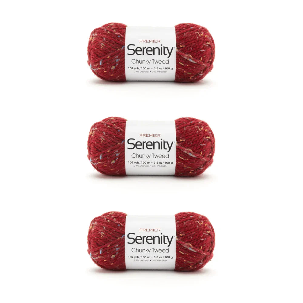 Serenity® Chunky Tweeds Bag of 3