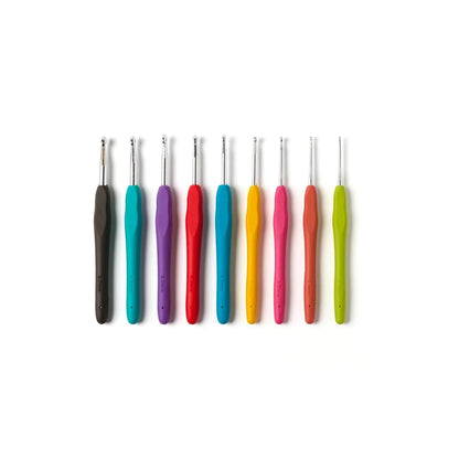Soft-handle Crochet Hooks Kit - 9 Sizes