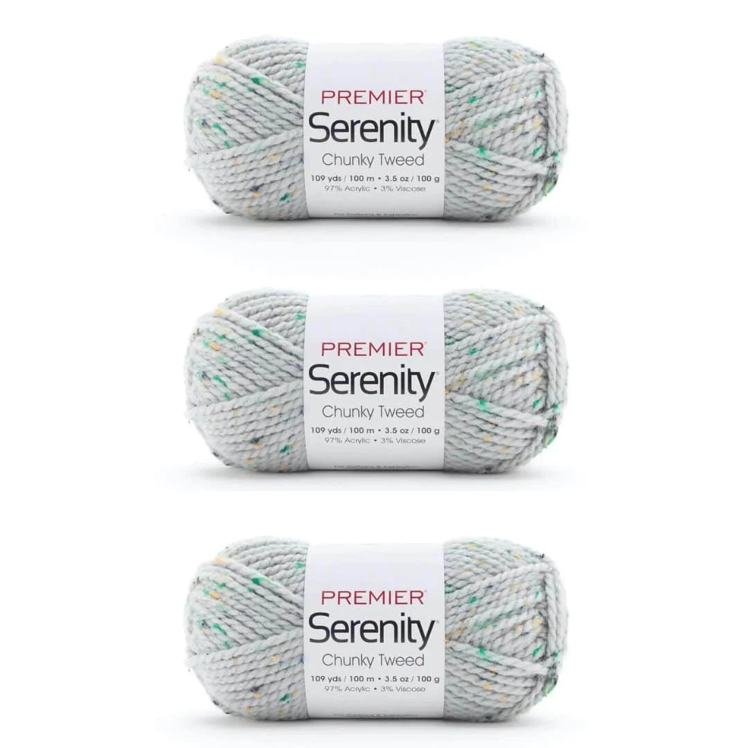 Serenity® Chunky Tweeds Bag of 3