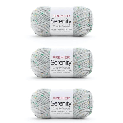 Serenity® Chunky Tweeds Bag of 3