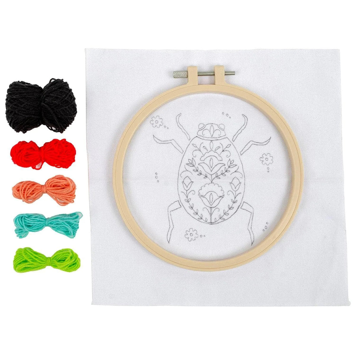 Punch Needle Kit 6" Hoop Designs