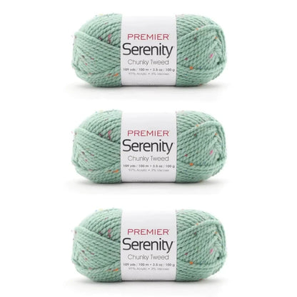 Serenity® Chunky Tweeds Bag of 3