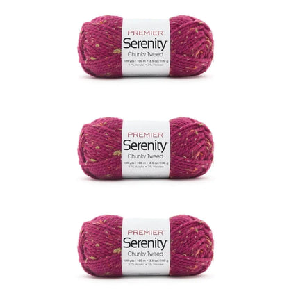 Serenity® Chunky Tweeds Bag of 3